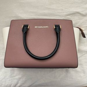 Michael Kors Purse (Cream/Tan/Black)